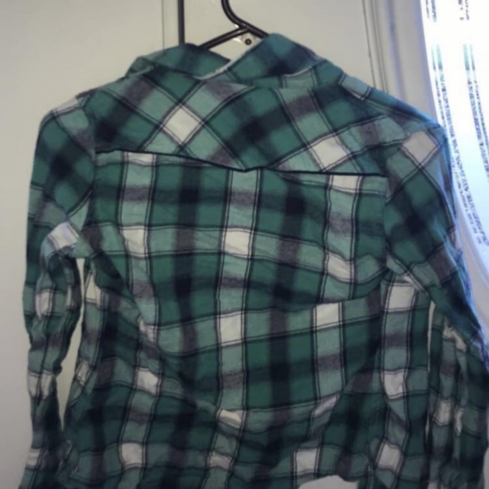 Turquoise flannel - Picture 2 of 2